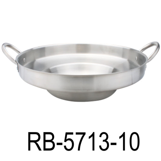 Concord Stainless Steel Comal Frying Bowl Cookware 22