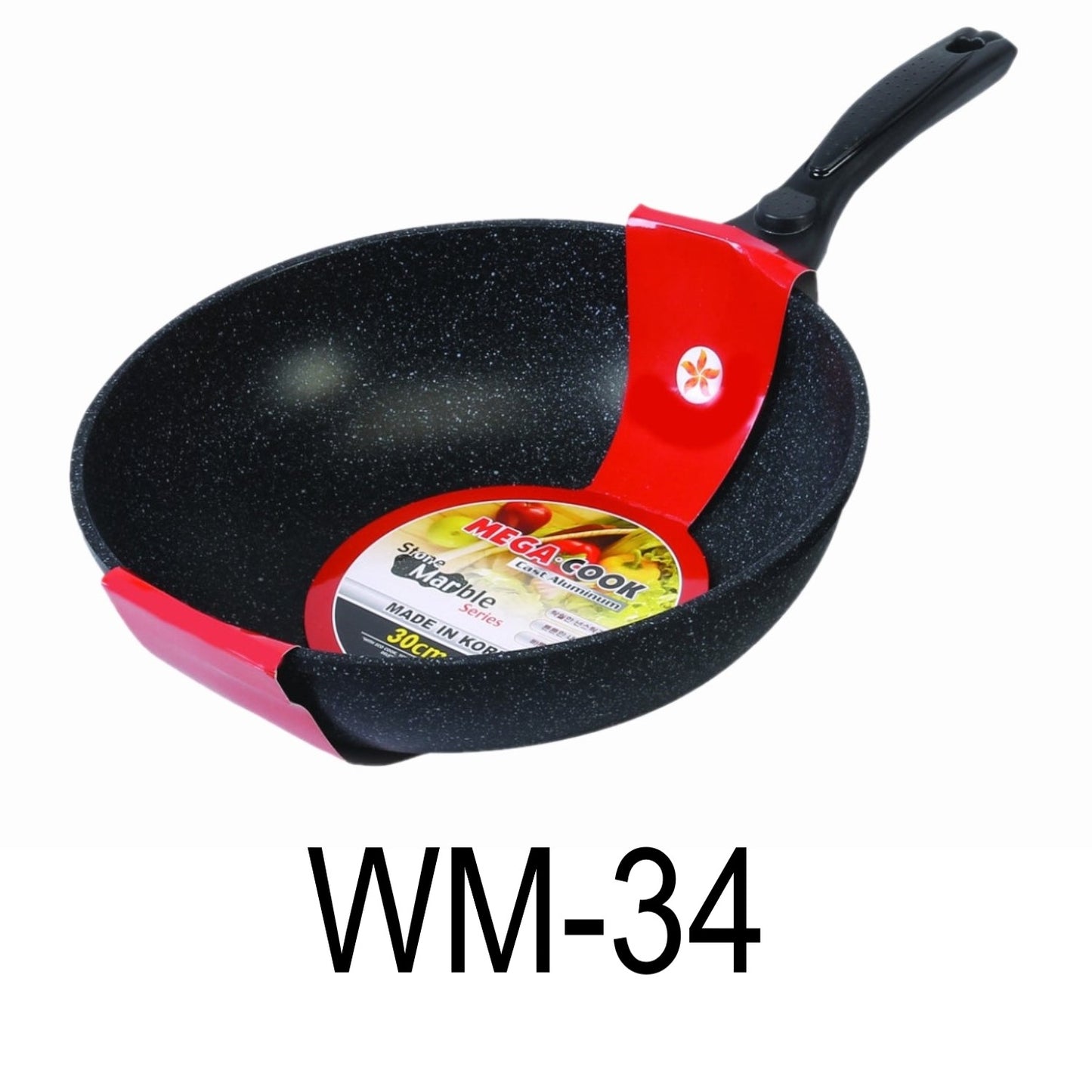 Boutique in the pot Wang Yuanji, household ancient wok cast iron pot, flat  bottom with cedar cover, universal for induction cooker and gas stove,  32/34/36cm