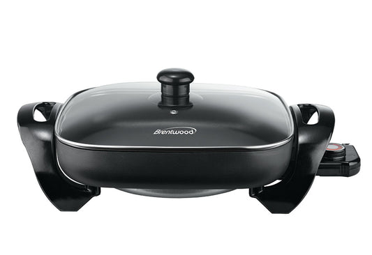 Brentwood 16 inch Electric Skillet with Glass Lid