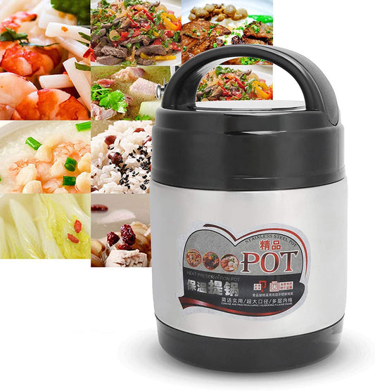 1.4L 3 Tier Vacuum Bento Thermos For Hot Food – R & B Import