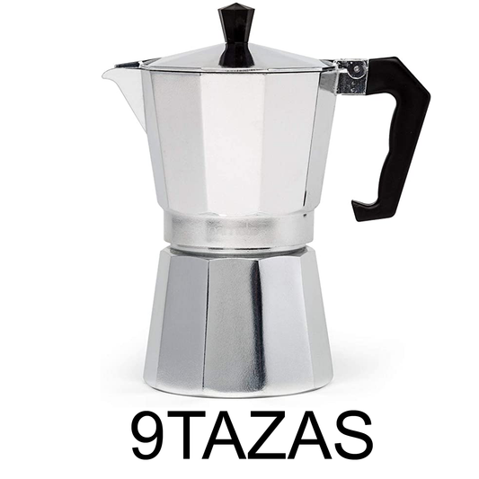 Stainless Steel Stovetop Italian Coffee Maker Espresso 9 Cup Moka