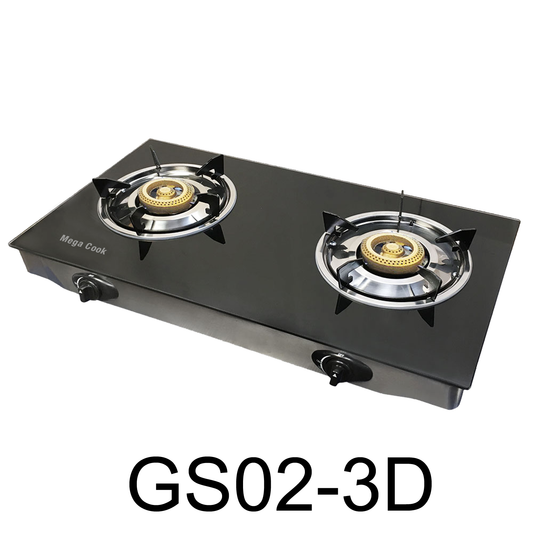 Mega Cook Double Burners Gas Stove – R & B Import