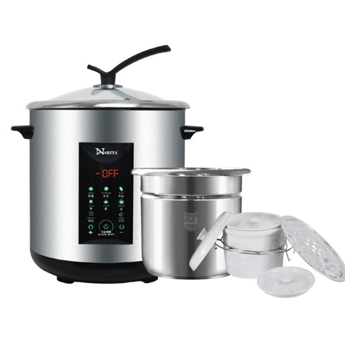 10 Qt. Stainless Steel Electric Pressure Cooker with Built-In Timer – Arborb