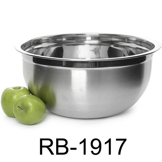 8 QT Deep German mixing Bowl Stainless Steel Dish Washer Safe – R