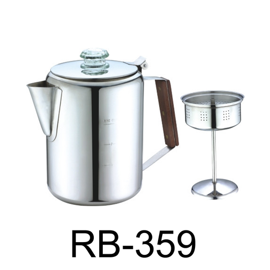 14 Cup Turkish Stainless Steel Coffee Peculator – R & B Import