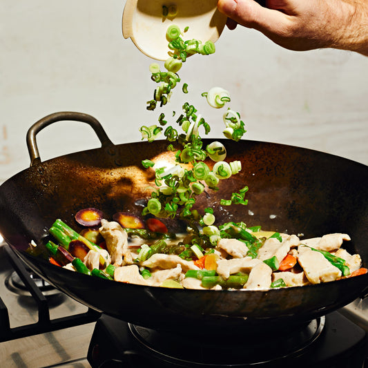 Gibson Our Table 10.5 Inch Pre-seasoned Cast Iron Wok In Black : Target