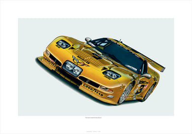 THE LAST CORVETTE DALE EARNHARDT RACED - AutomotiveFineArt.com