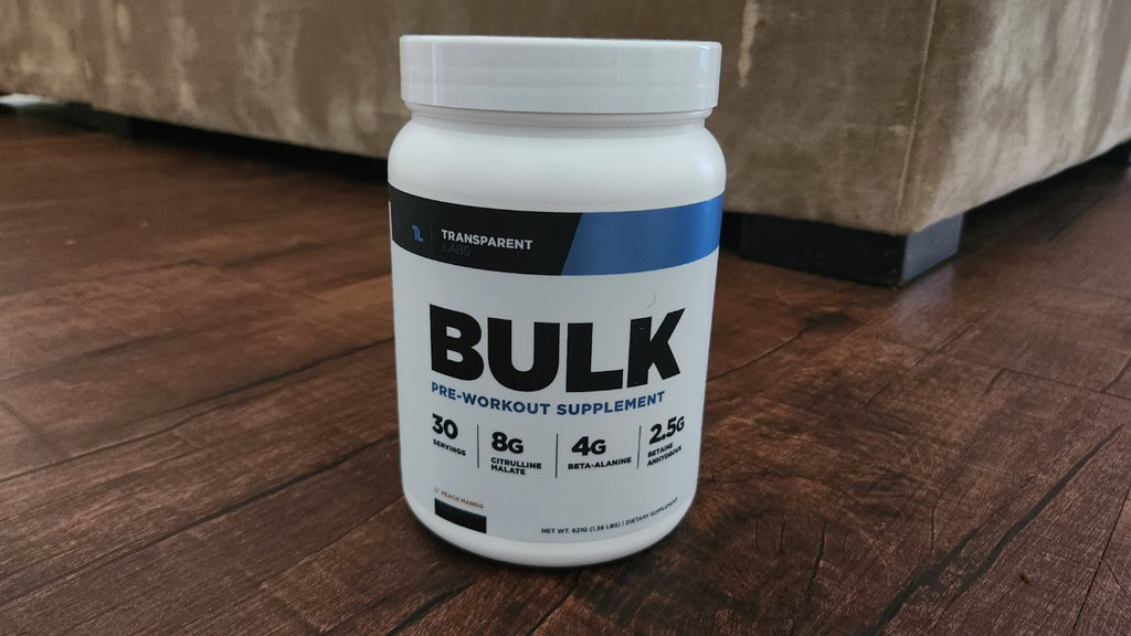 Transparent Labs Bulk Pre Workout Without Creatine