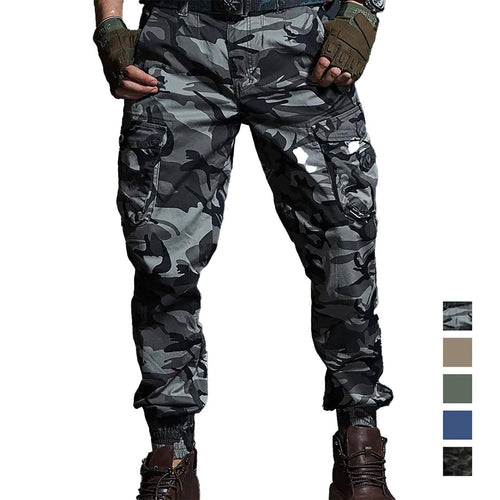 Jet Black Cargo Joggers - XMARTIAL