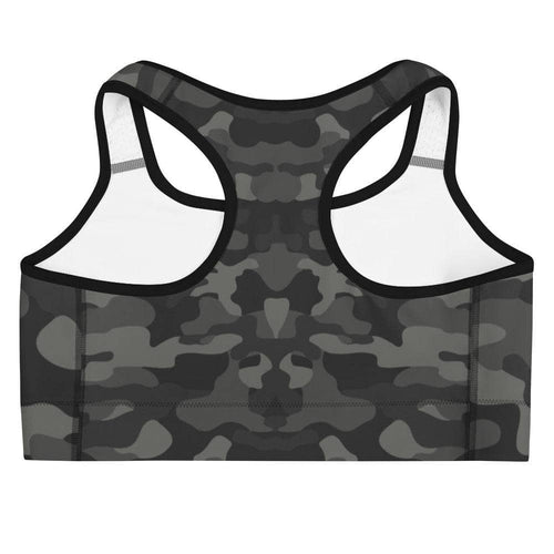 Grey Camo Sports Bra – gymchicclothing