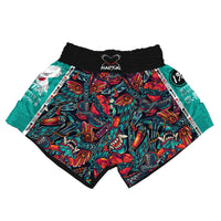 Red Viking Muay Thai Shorts - XMARTIAL