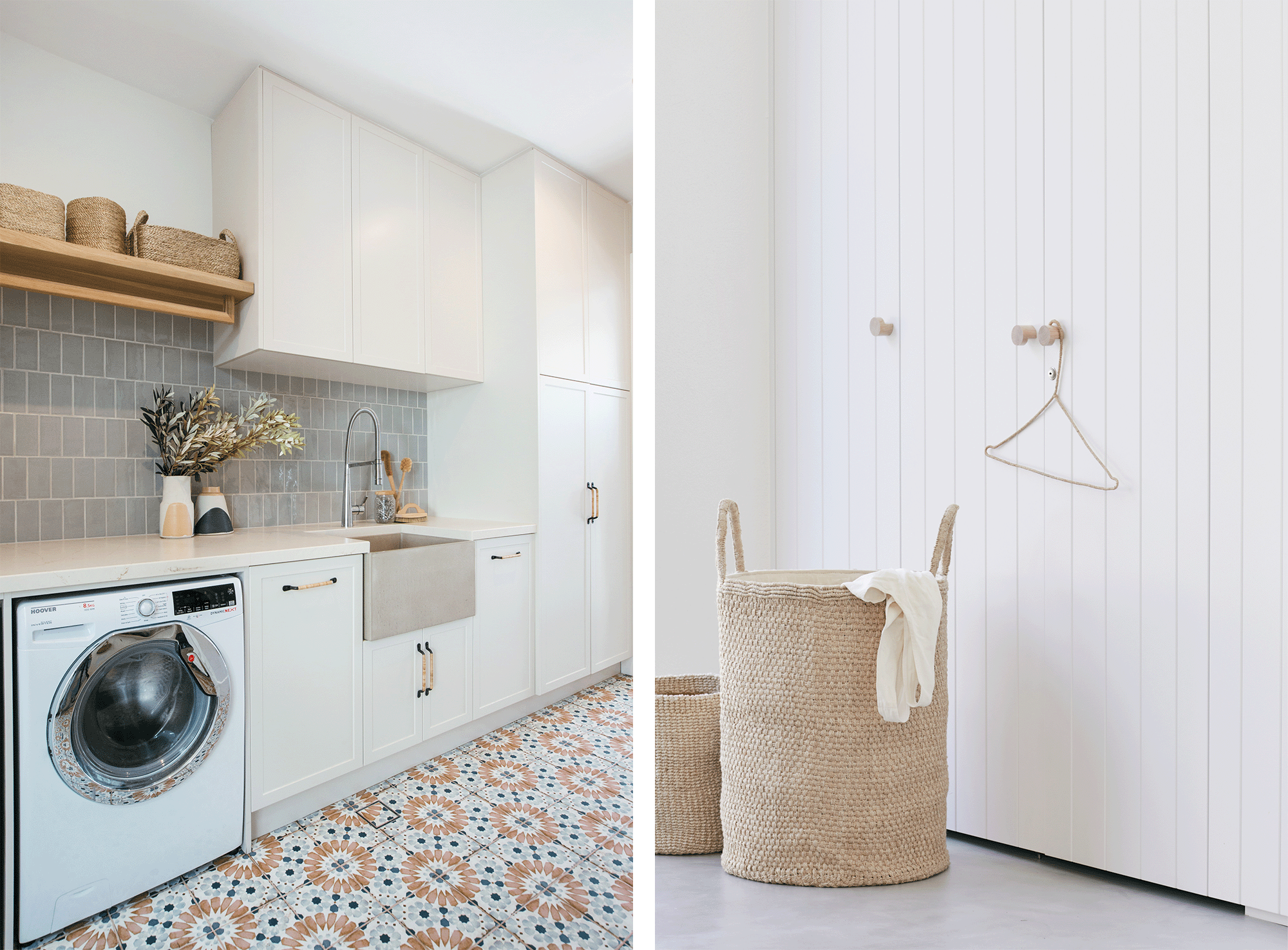 Woven Baskets for Laundry Room
