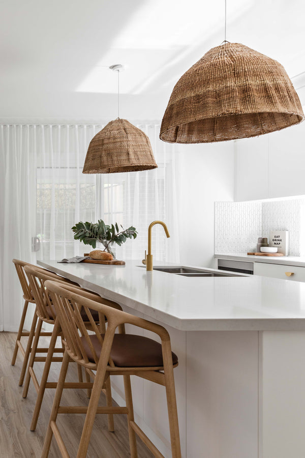 Home / Products / Matabele Dome Pendant Light - Natural