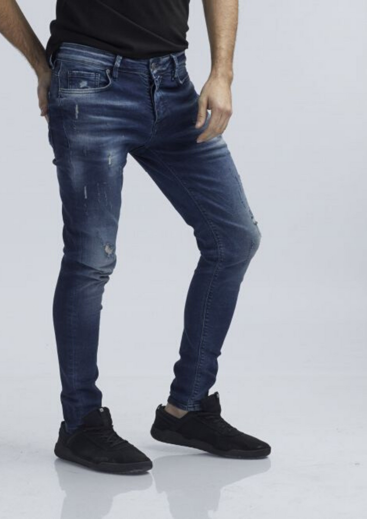 damage jeans design for man
