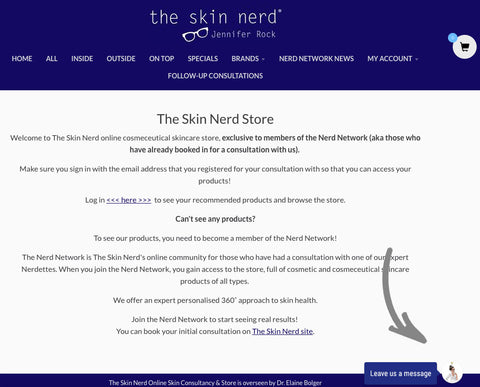 how to use the skin nerd store