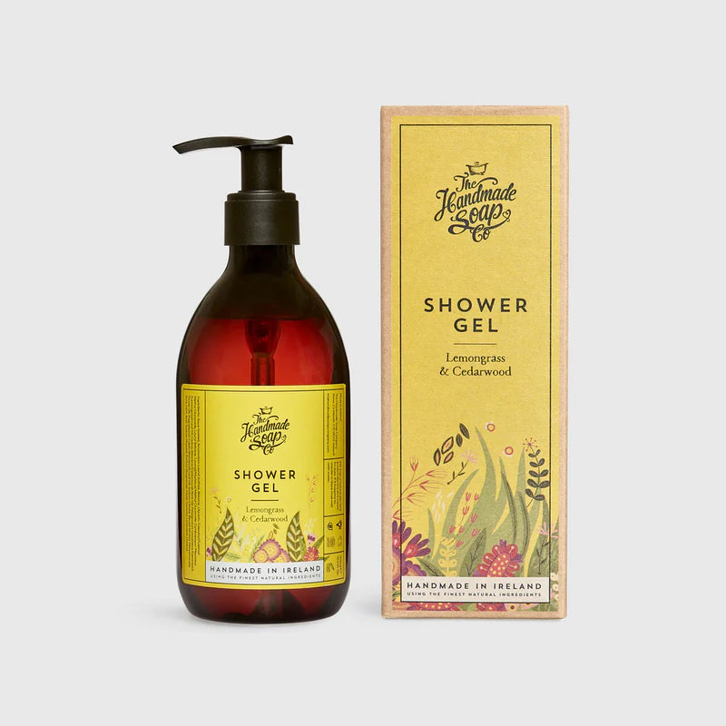 Image of The Handmade Soap Company Lemongrass & Cedarwood Shower Gel P e SHOWER Lemongrass Cedarwood 