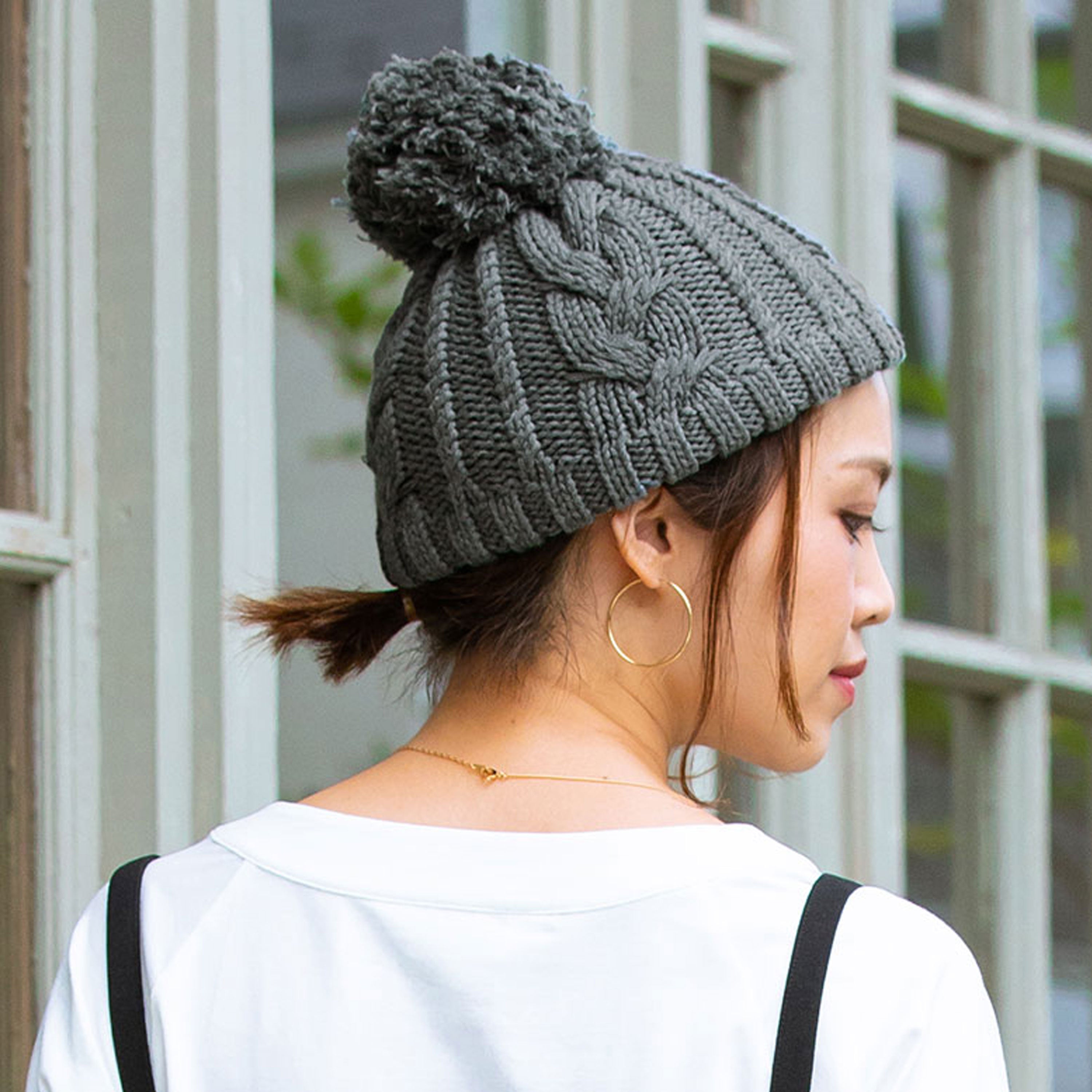 cotton knit hat