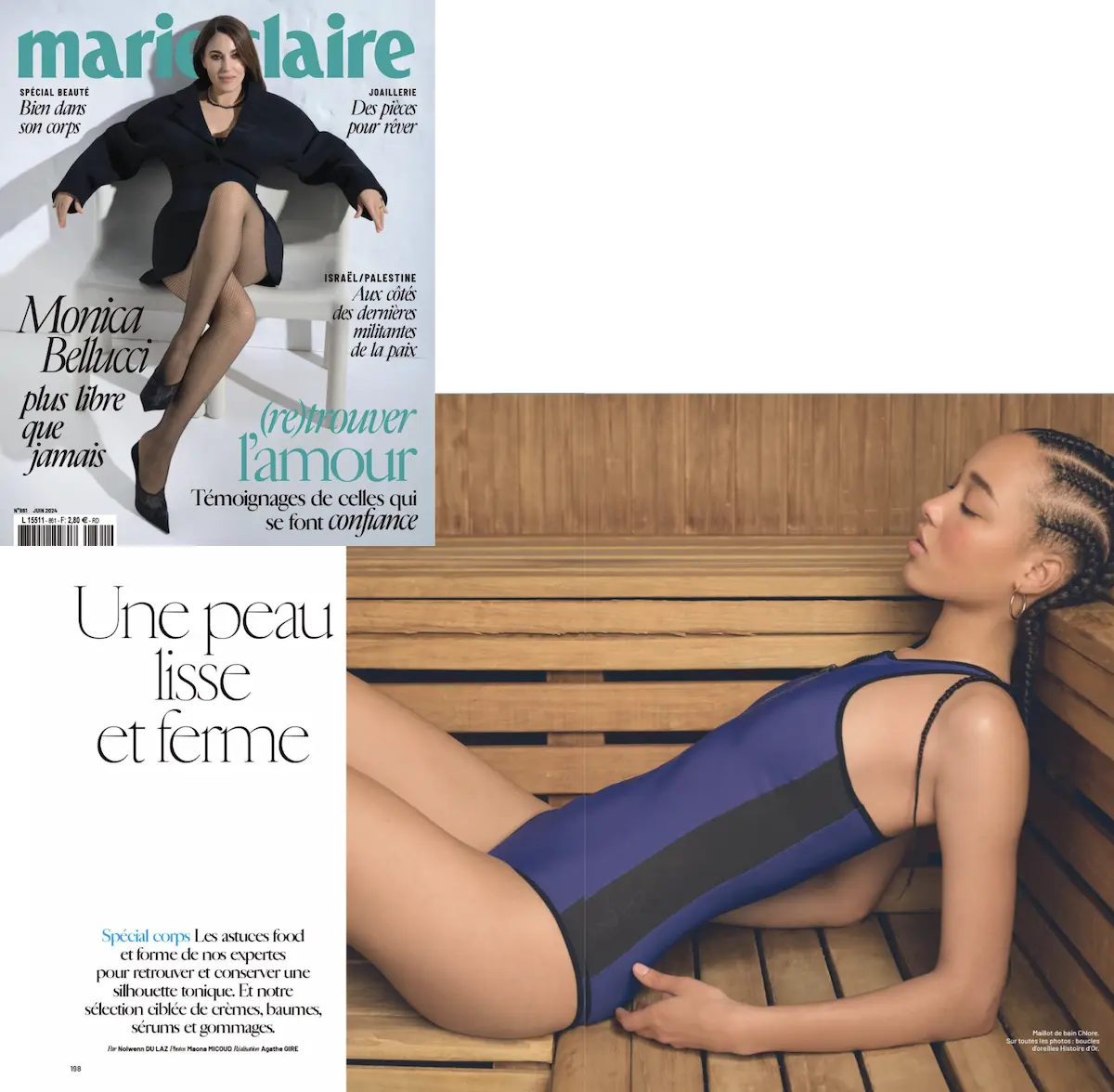 Marie-Claire juin 2024 - Parution Presse Chlore Swimwear