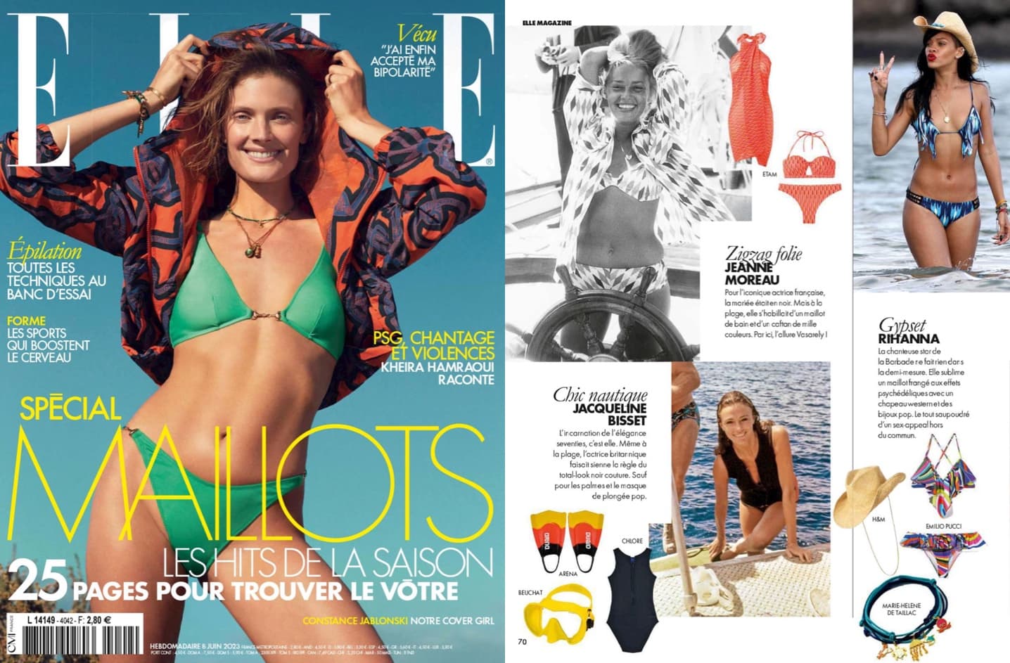 Chlore Swimwear - Elle Magazine Juin 2023