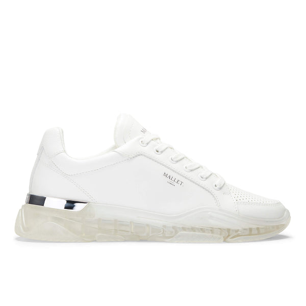 white tommy mallet trainers