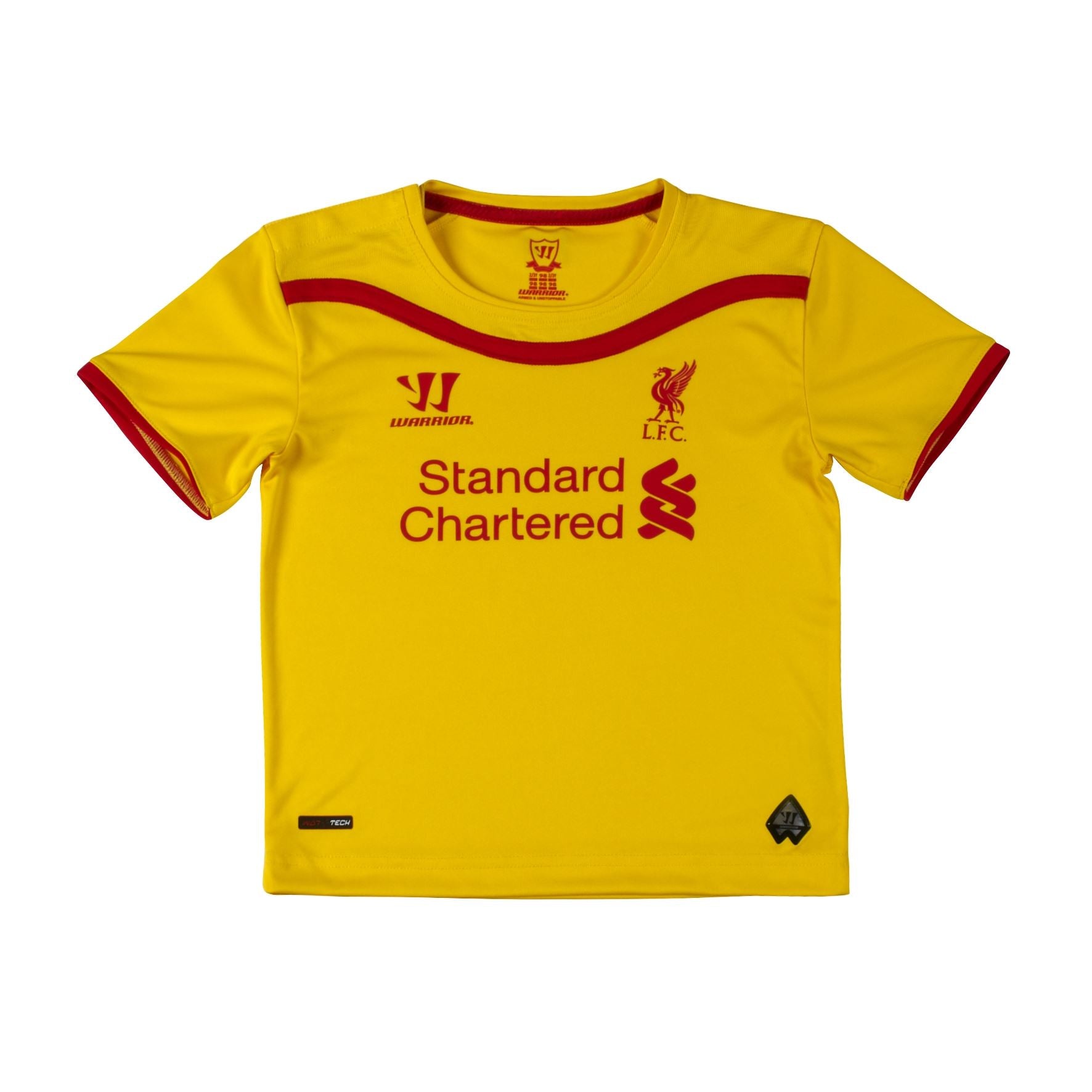 Warrior Liverpool FC Away Mini Kit Yellow Infants Football Soccer - Football Zero