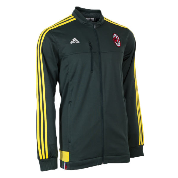 adidas AC Milan Anthem Jacket Green Mens Football Soccer Tracksuit Top –  Football Zero