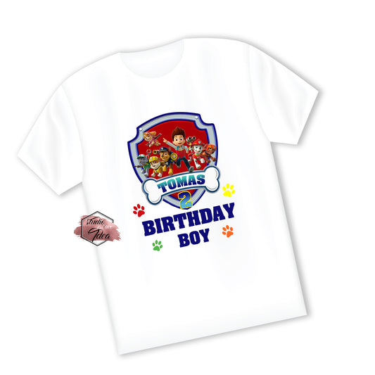 PAW PATROL T-SHIRT IRON ON TRANSFER  DIGITAL FILE FOR PAW PATROL T-SH –  Sims Luv Creations