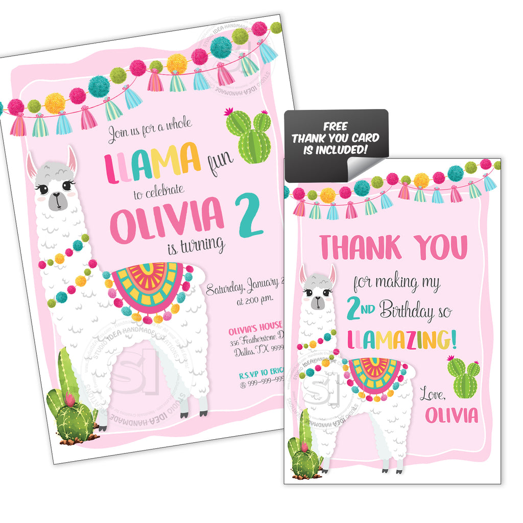 llama-party-printable-invitation-with-free-thank-you-card-diy-digital