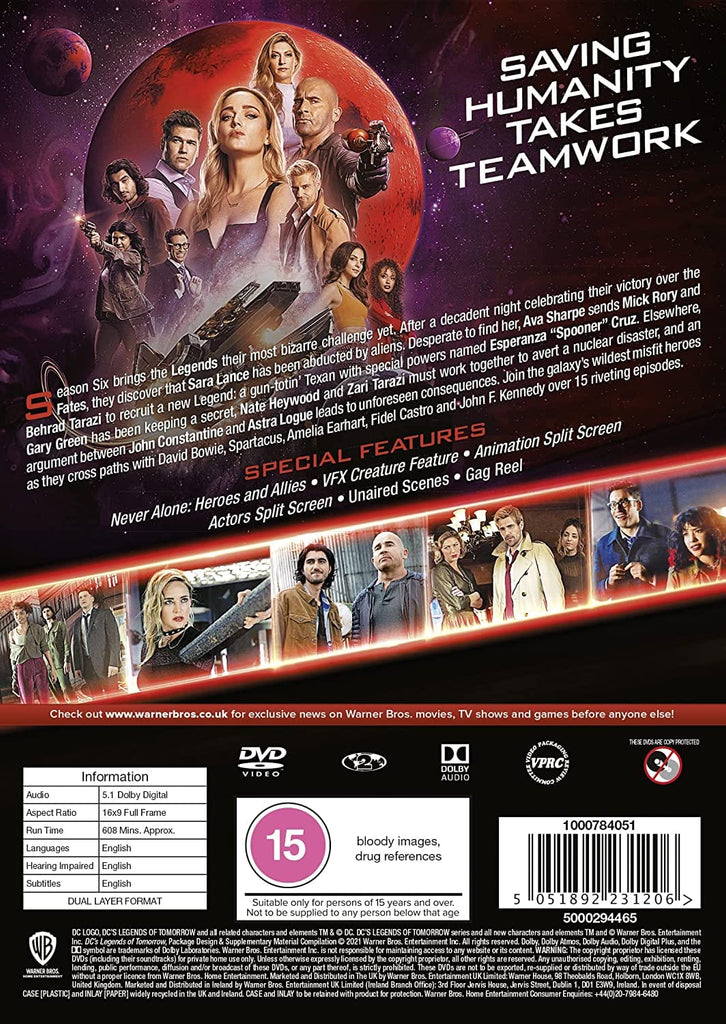 Dc's Legends Of Tomorrow: The Seventh And Final Season (dc) (dvd) : Target