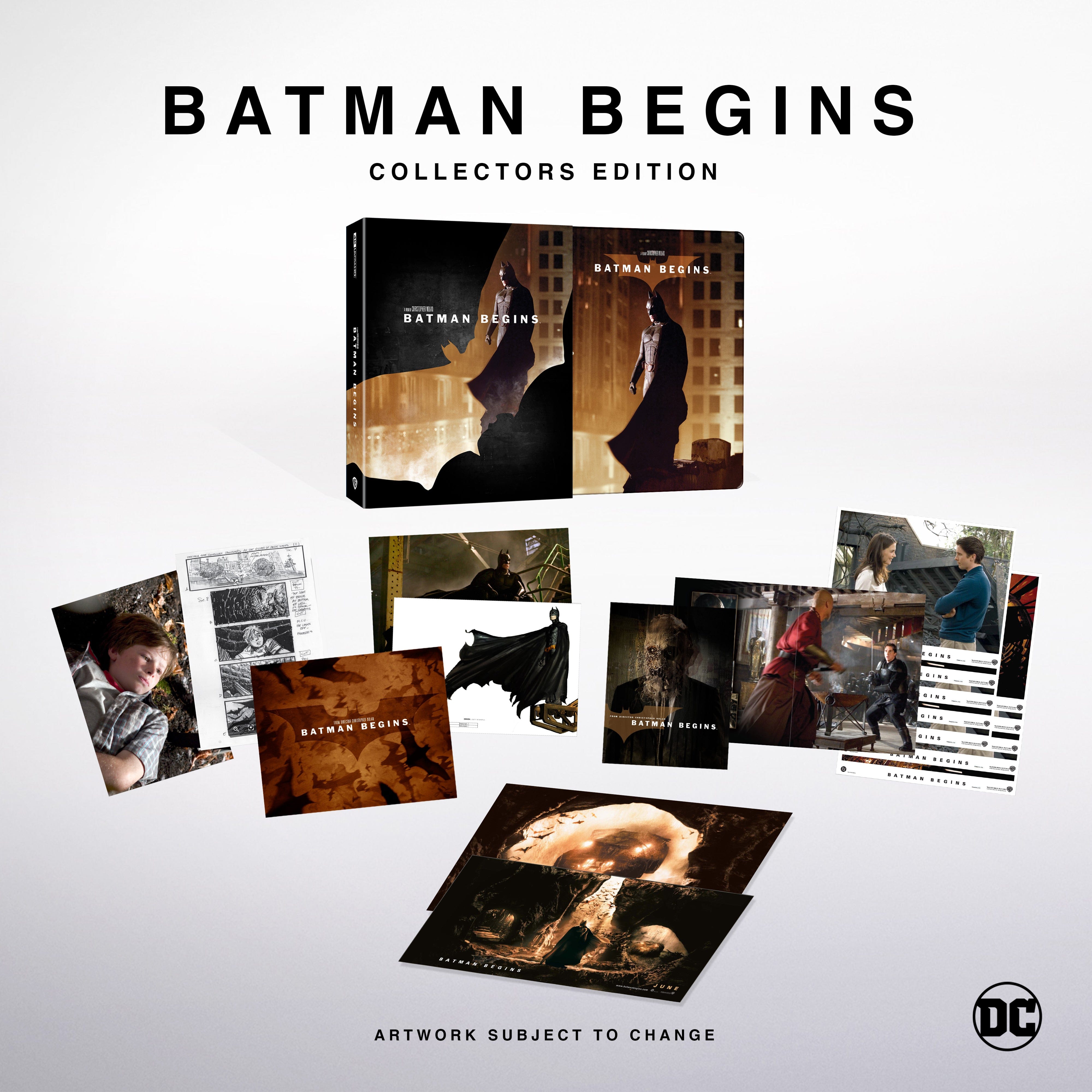 Batman Begins - Christopher Nolan [Collector's Edition 4K UHD] – Golden  Discs