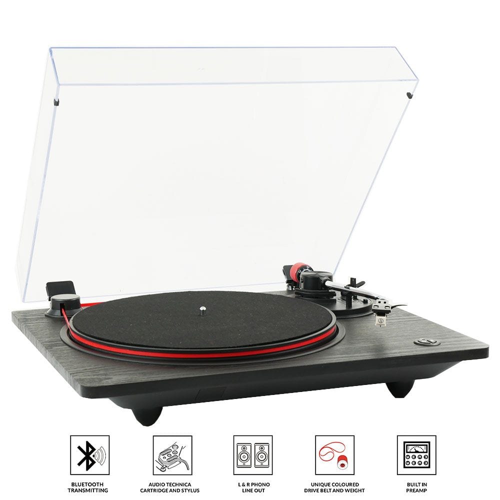 Tocadiscos - Tocadiscos Giradiscos Trevi TT 1022 BT madera TREVI