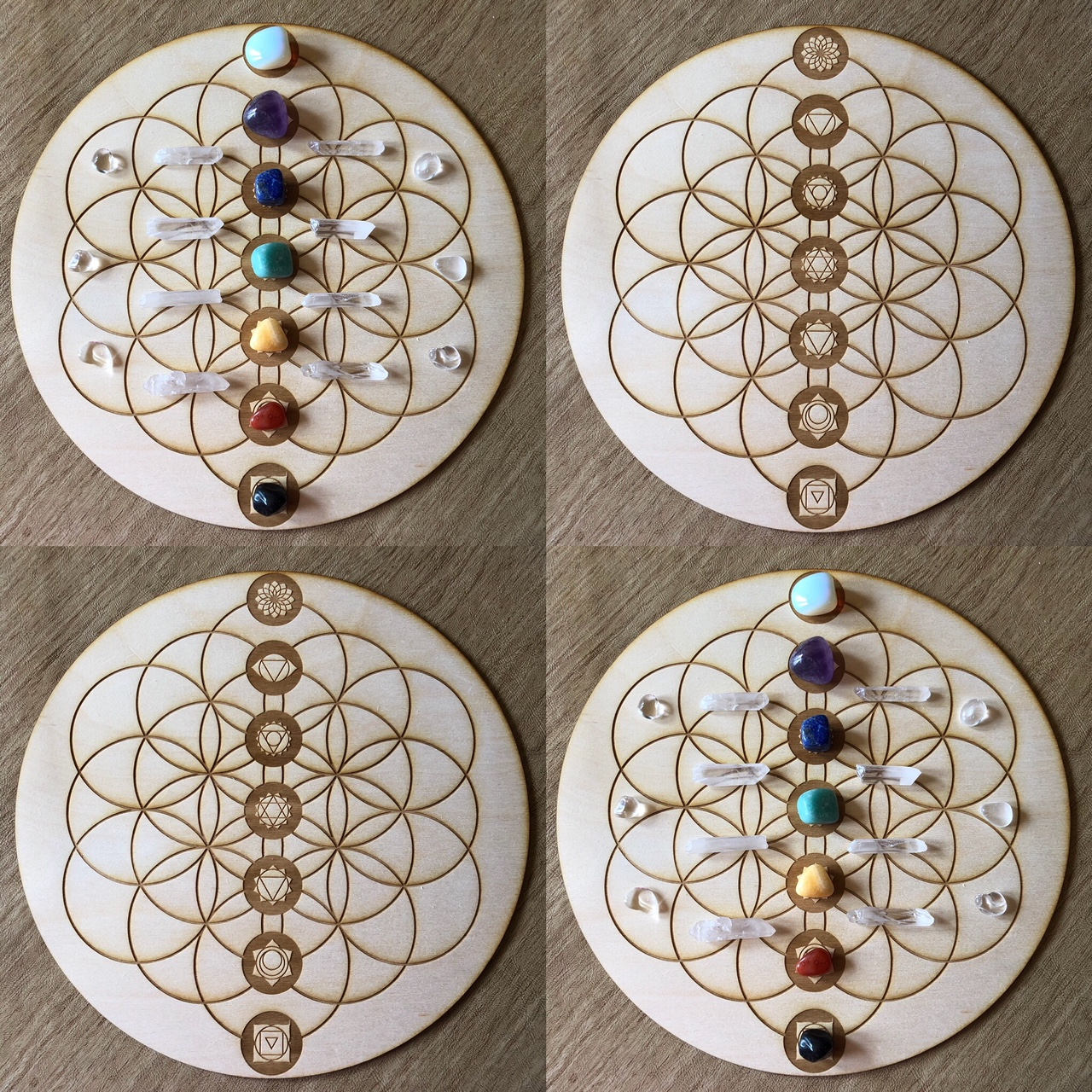 flower of life crystal grid template