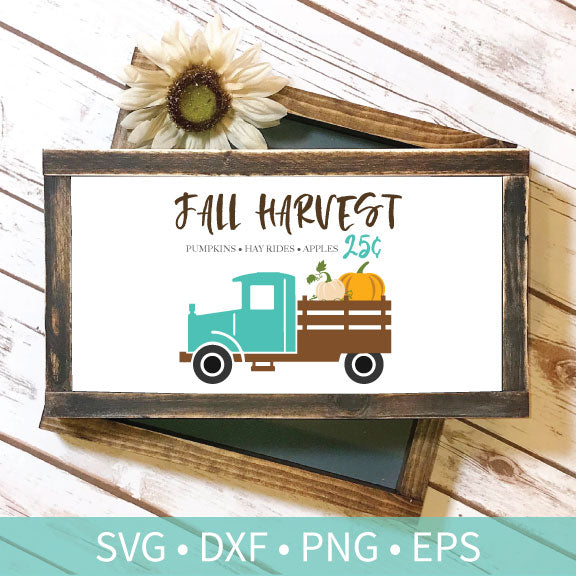 Free Free 271 Vintage Truck With Sunflowers Svg SVG PNG EPS DXF File