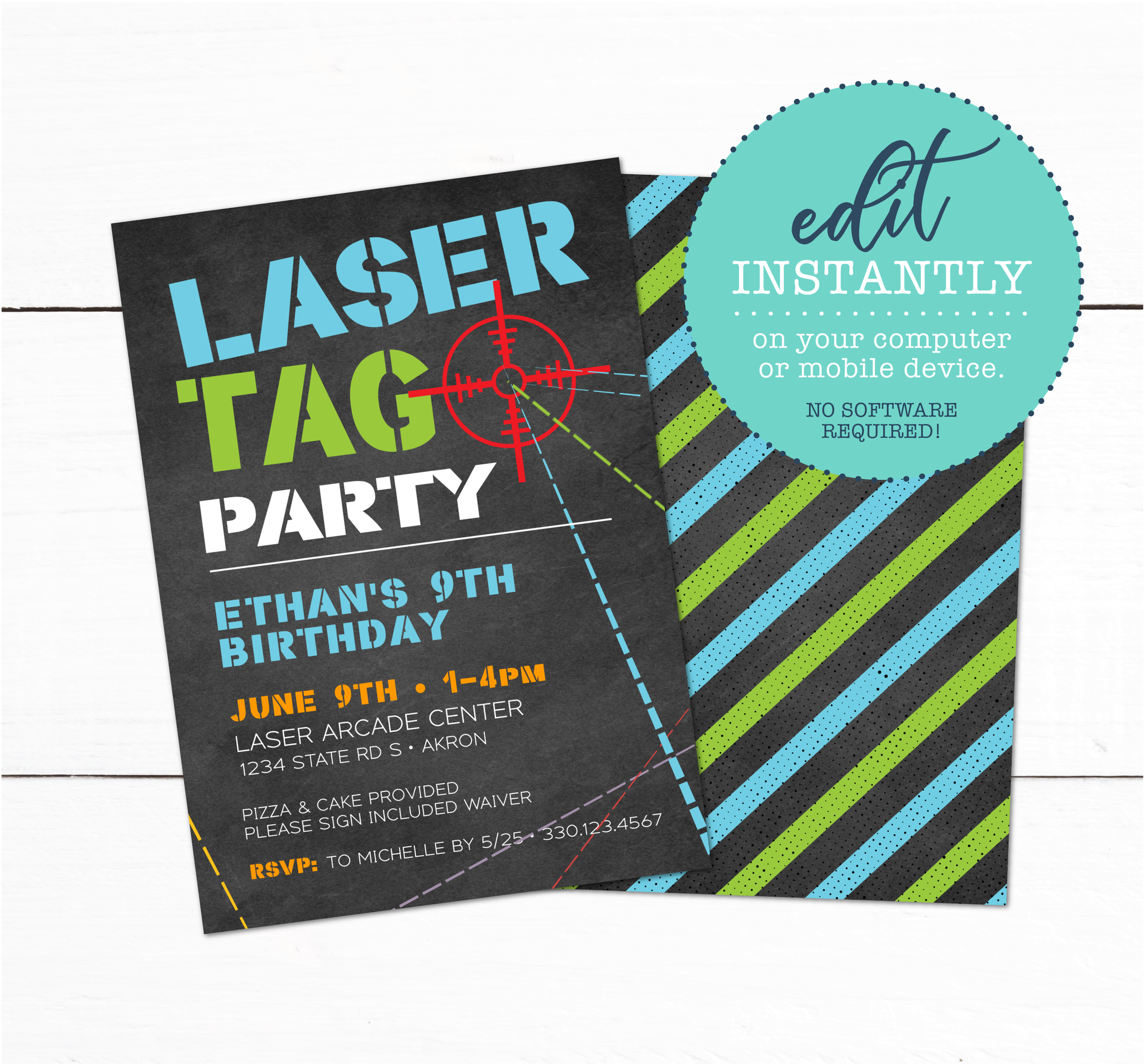 free-printable-birthday-invitation-templates-laser-tag-resume-gallery