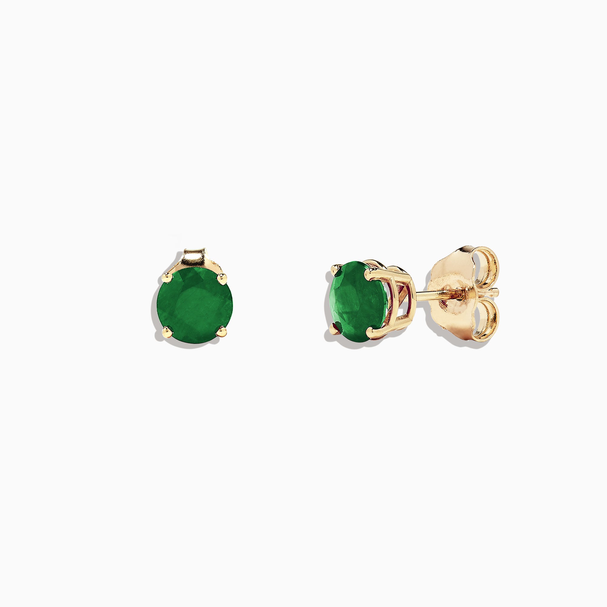 Effy Brasilica 14K Yellow Gold Emerald Stud Earrings, 1.62 TCW ...