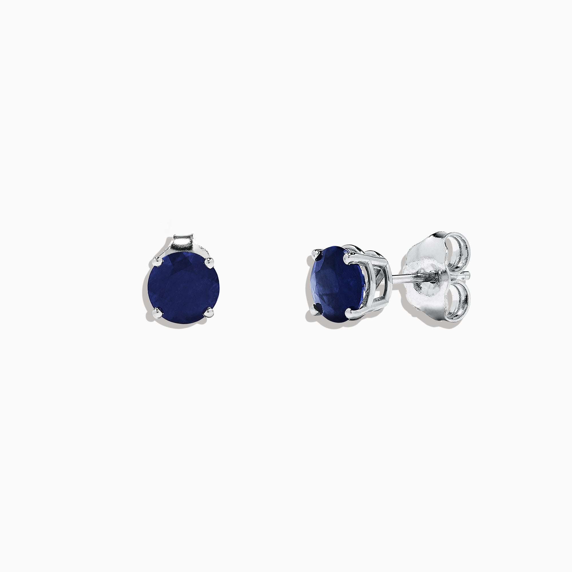 Effy Royale Bleu 14K White Gold Sapphire Stud Earrings, 2.00 TCW ...