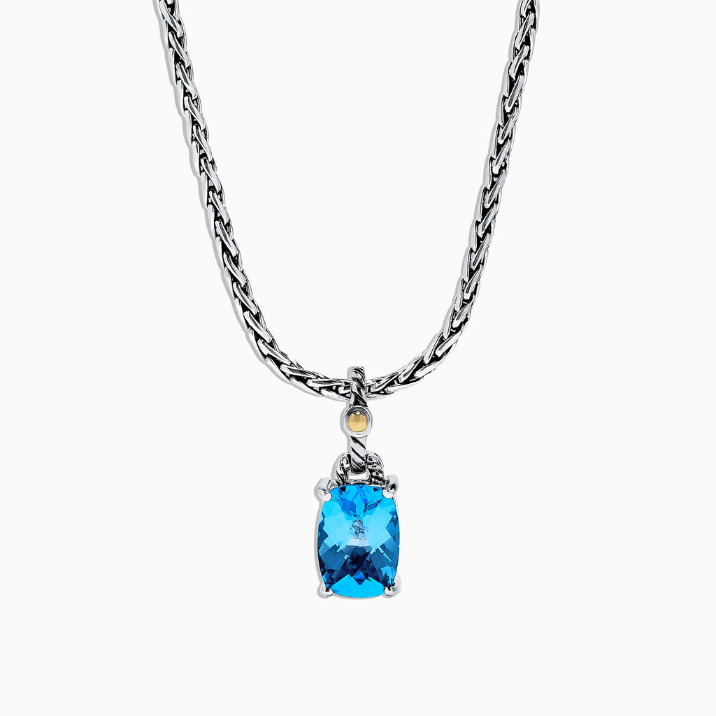 Effy 925 Sterling Silver Blue Topaz Pendant, 7.15 TCW | effyjewelry.com