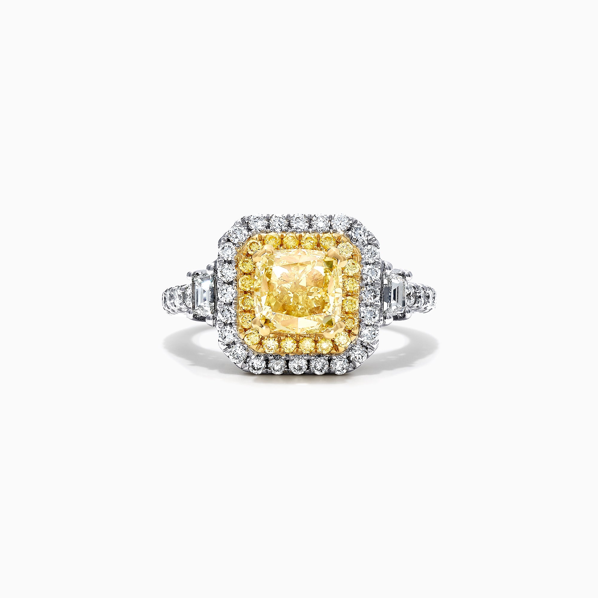 effy yellow diamond ring