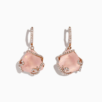 Pendants for Mimì FreeVola earrings in rose gold, pearls and diamonds