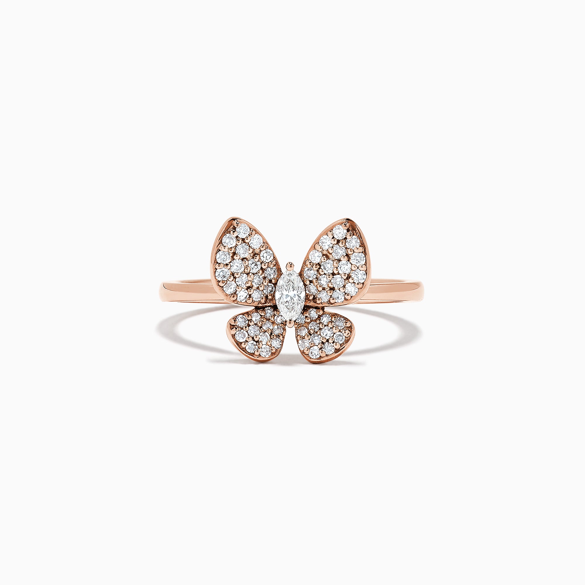 Effy Nature 14K Rose Gold Diamond 