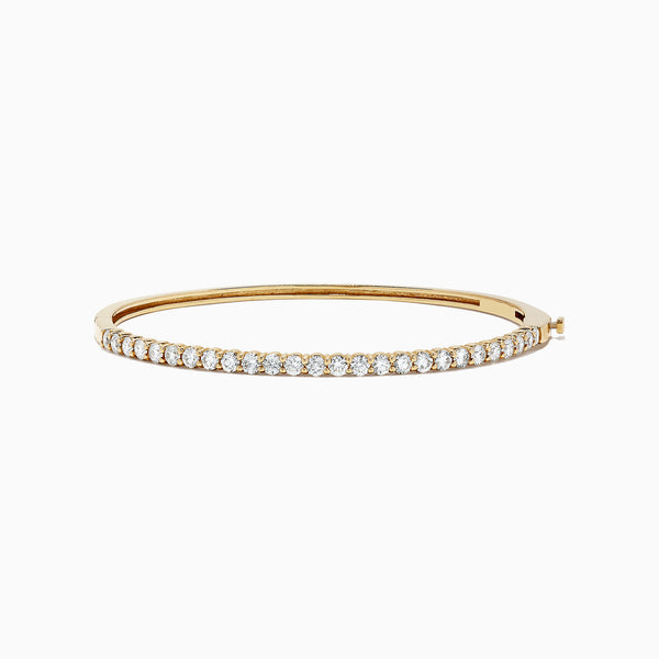 Effy D'Oro 14K Yellow Gold Diamond Bangle, 1.78 TCW | effyjewelry.com