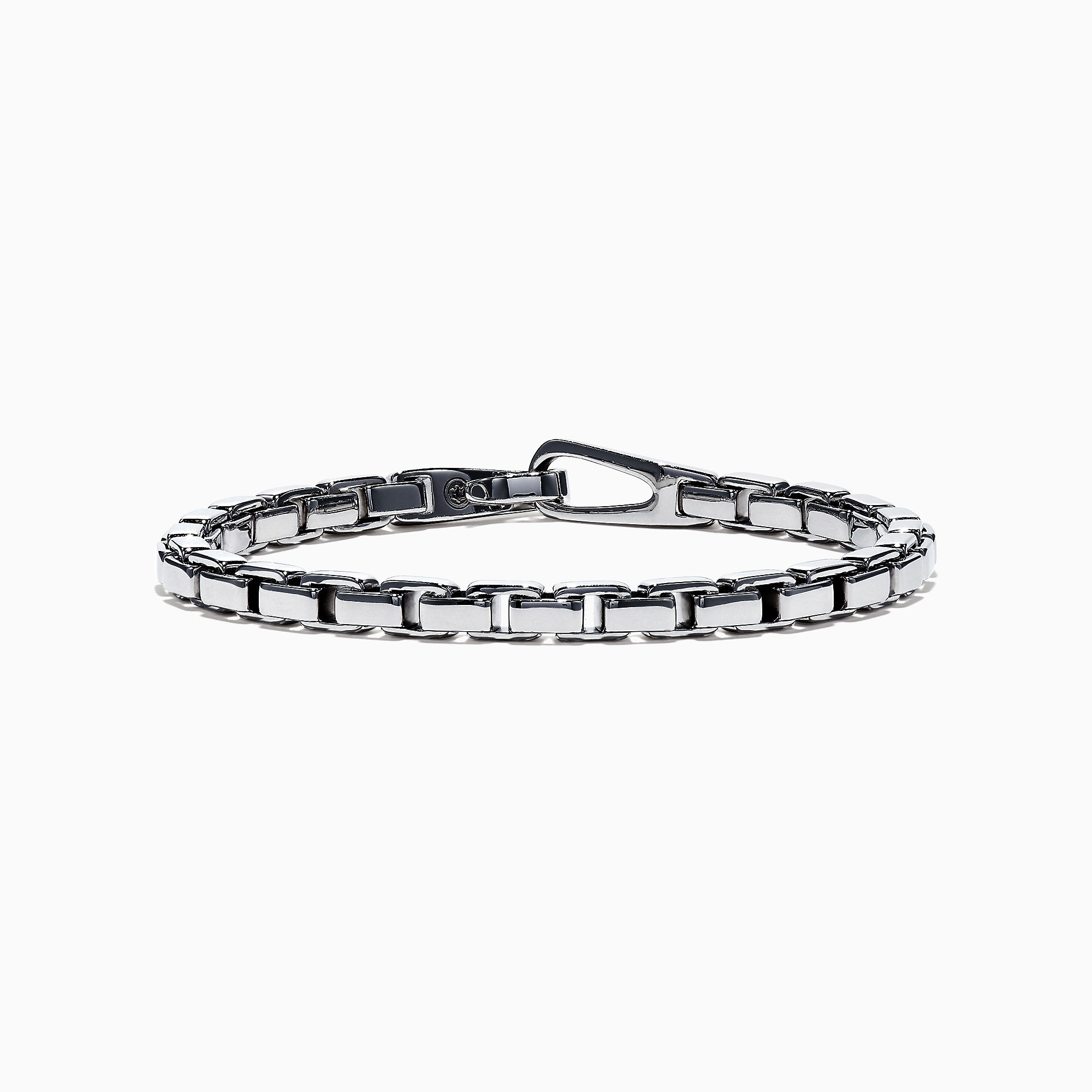 Vera Wang Men 6.2mm Solid Cuban Link Chain Bracelet in Sterling Silver -  8.5