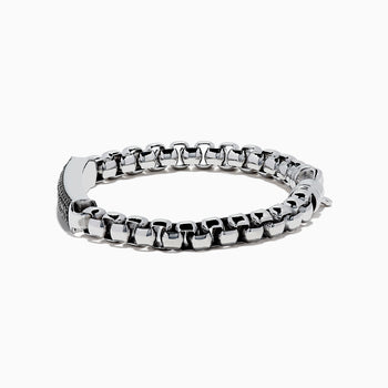 Effy Men's 925 Sterling Silver Curb Chain Bracelet –