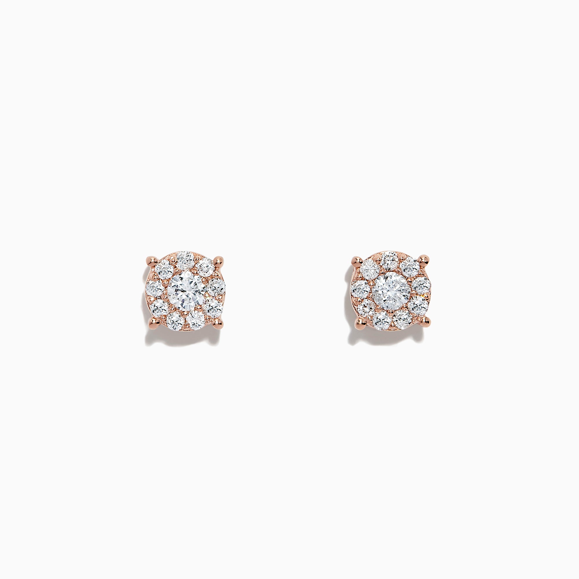 effy diamond cluster earrings