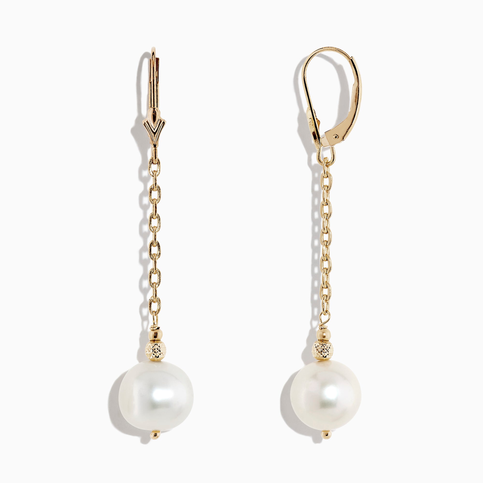 Effy 14K Yellow Gold Cultured Freshwater Pearl Earrings | effyjewelry.com