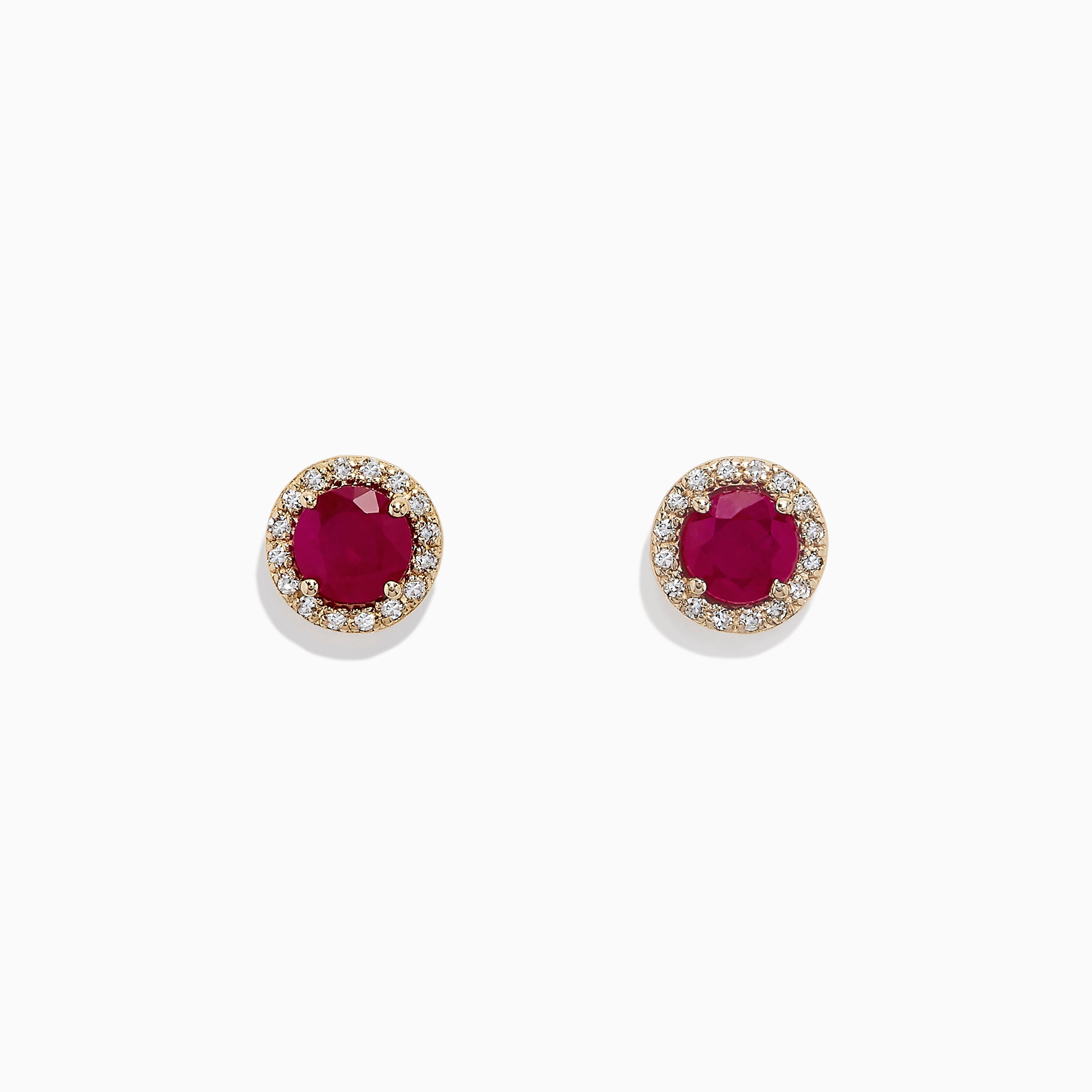 effy ruby diamond earrings