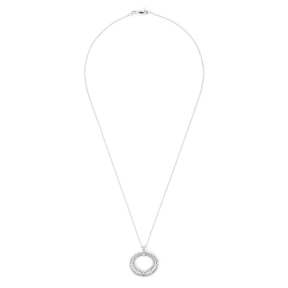 Effy 14K White Gold Diamond Pendant, 1.29 TCW | effyjewelry.com