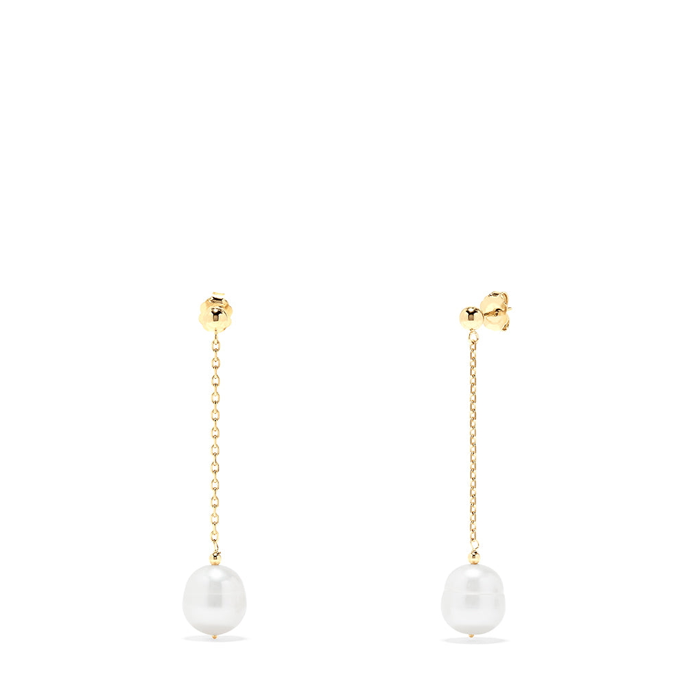 Effy 14K Yellow Gold Pearl Drop Earrings | effyjewelry.com