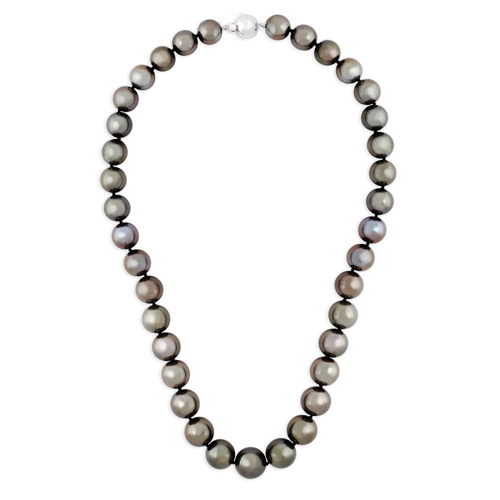 Effy 14K White Gold Cultured Tahitian Pearl Necklace | effyjewelry.com