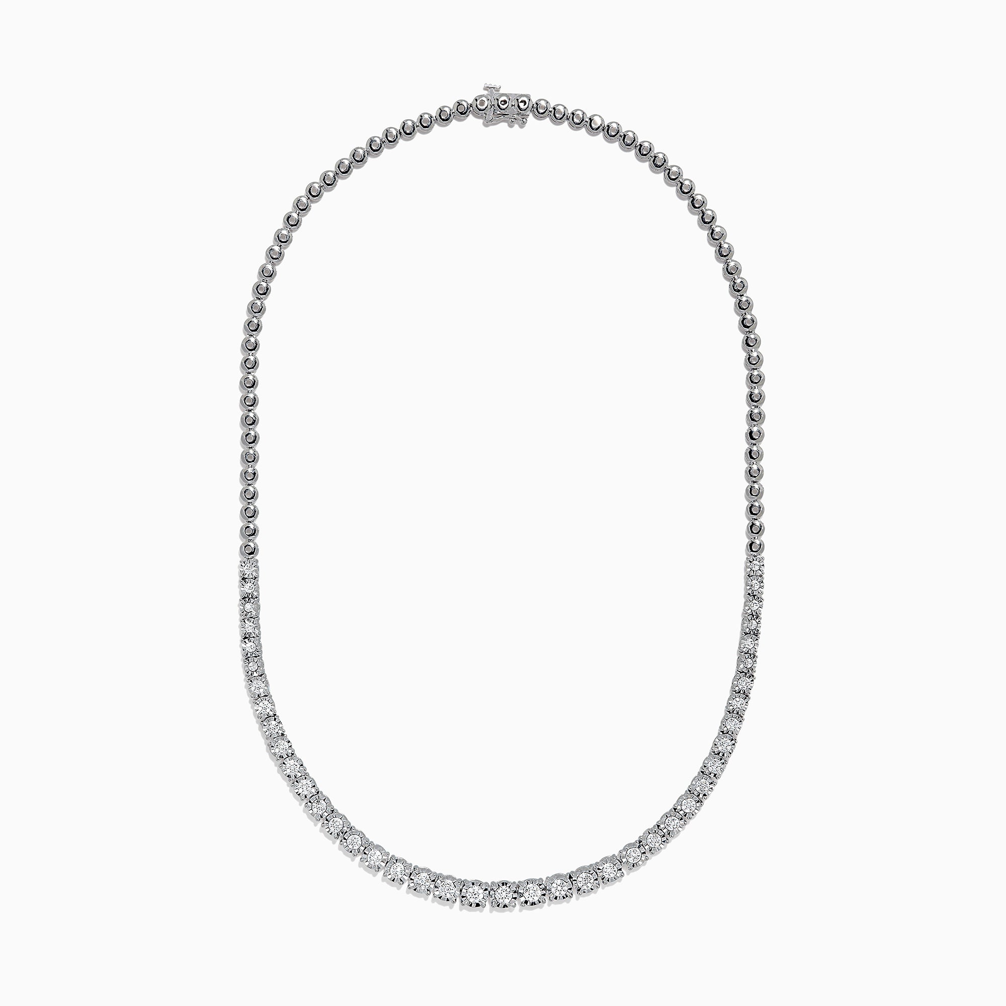 Effy 925 Sterling Silver Diamond Necklace 0 31 Tcw Effyjewelry Com